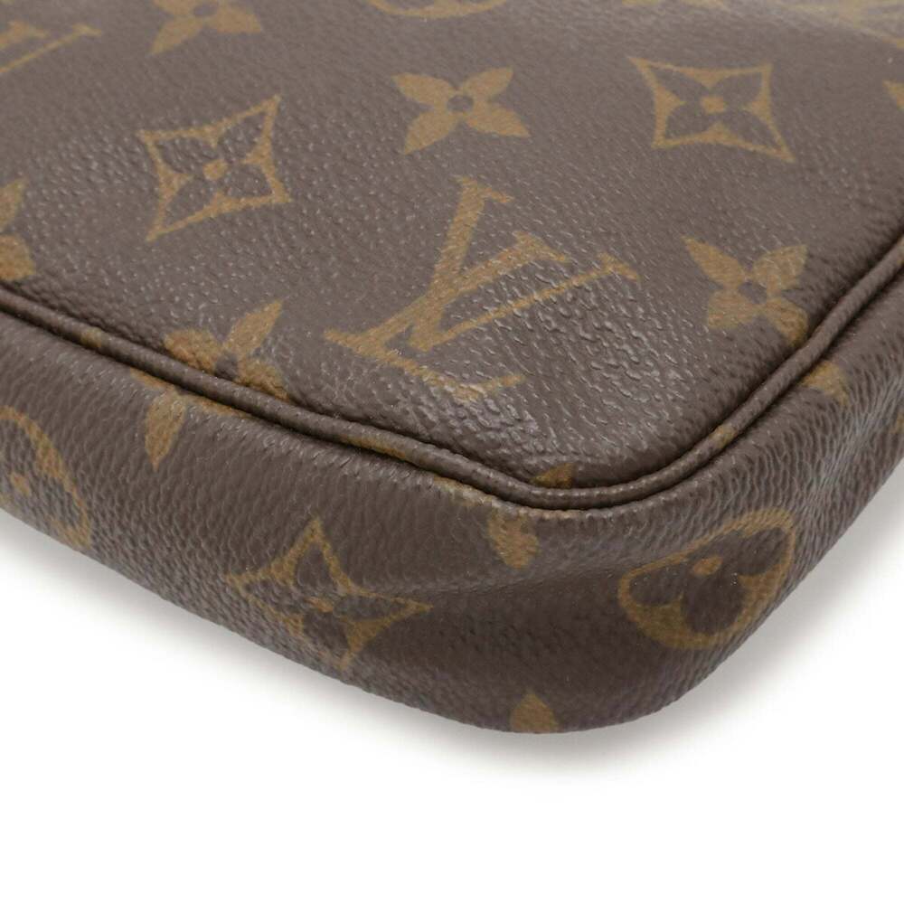LOUIS VUITTON Authentic Brown Monogram Pochette Pouch - Picture 4 of 10